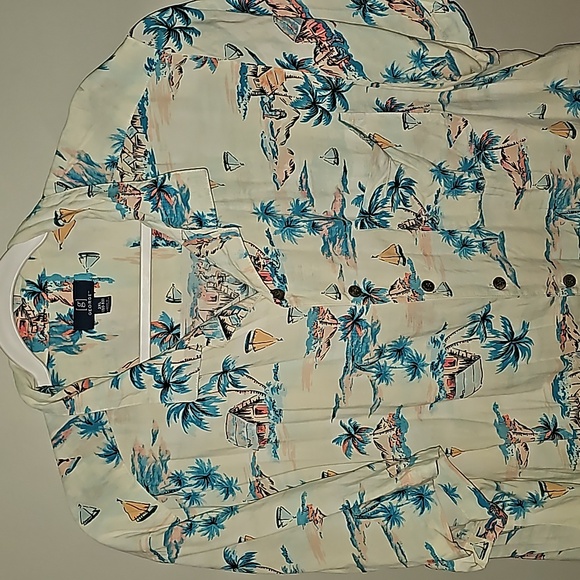 Mens sz xxl George Hawaiian button down shirt. - Picture 2 of 5